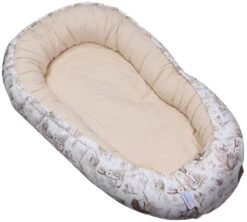 MamaLoes Bos Dieren Omkeerbaar Babynest ML020117 -Kleintje Wereld mamaloes bos dieren omkeerbaar babynest ml020117 5