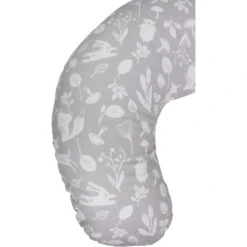 MamaLoes Botanical Animals Grijs Medium Voedingskussen ML020302 -Kleintje Wereld mamaloes botanical animals grijs medium voedingskussen ml020302 3