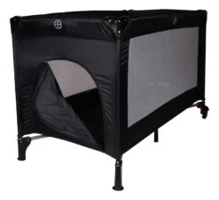Ding Deluxe Black Campingbedje Incl. Bodemverhoger -Kleintje Wereld mamaloes ding deluxe black campingbedje incl. bodemverhoger 10