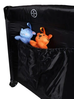 Ding Deluxe Grey Campingbedje Incl. Bodemverhoger -Kleintje Wereld mamaloes ding deluxe black campingbedje incl. bodemverhoger 13 1