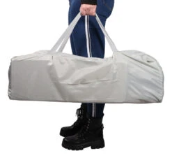 Ding Deluxe Grey Campingbedje Incl. Bodemverhoger -Kleintje Wereld mamaloes ding deluxe grey campingbedje incl. bodemverhoger 13