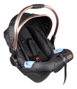 Ding Fenix Black/Rose 3-in-1 Combi Kinderwagen Incl. Autostoel -Kleintje Wereld mamaloes ding fenix