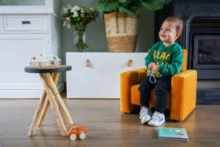 Ding Jamie Velvet Petrol Kinderfauteuil DI-34205 -Kleintje Wereld mamaloes ding jamie 04 2