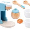 Eco Toys Blauw Houten Koffiezetapparaat HC493384 -Kleintje Wereld mamaloes eco toys blauw houten koffiezetapparaat hc493384 1