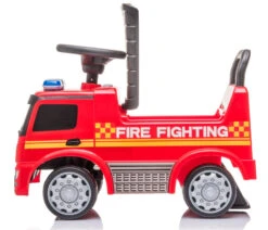 Eco Toys Brandweerwagen Loopauto 657-F -Kleintje Wereld mamaloes eco toys brandweerwagen loopauto 657 f 5