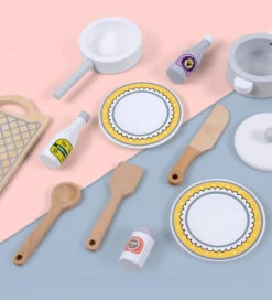 Eco Toys Grijs Moderne Houten Kinderkeuken HC491072 -Kleintje Wereld mamaloes eco toys grijs moderne houten keuken hc491072 jpg 3