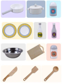 Eco Toys Grijs Moderne Houten Kinderkeuken HC491072 -Kleintje Wereld mamaloes eco toys grijs moderne houten keuken hc491072 jpg 5