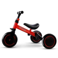 Eco Toys Rood 4-in-1 Loopfiets HC492494 -Kleintje Wereld mamaloes eco toys rood 3 in 1 loopfiets hc492494