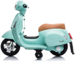 Eco Toys Stonegreen Elektrische Vespa Scooter H1 -Kleintje Wereld mamaloes eco toys stonegreen elektrische vespa scooter h1 6
