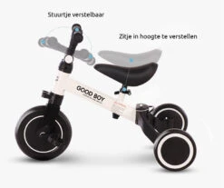 Eco Toys Rood 4-in-1 Loopfiets HC492494 -Kleintje Wereld mamaloes eco toys wit 2 in 1 loopfiets hc492494 2 2