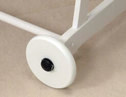 MamaLoes Grey Star De Luxe Wit Baby Wiegje 66759 -Kleintje Wereld mamaloes grey star de luxe wit baby wiegje 4 1