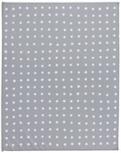 MamaLoes Grey/White Stars Boxdek W-388571 -Kleintje Wereld mamaloes grey white stars boxdek w388571