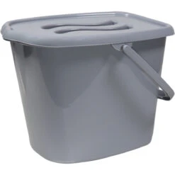 MamaLoes Grijs Badset Incl. Graphite Badstandaard -Kleintje Wereld mamaloes grijs luieremmer ml050316 2 3