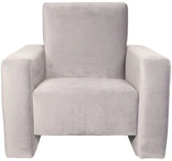 Ding Jamie Velvet Grijs Kinderfauteuil DI-34204