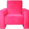 Ding Jamie Velvet Roze Kinderfauteuil DI-34206 -Kleintje Wereld mamaloes kinderfauteuil velvet roze 01k