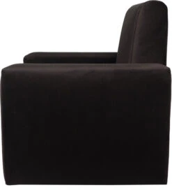 Ding Jamie Velvet Zwart Kinderfauteuil DI-34203 -Kleintje Wereld mamaloes kinderfauteuil velvet zwart 02k