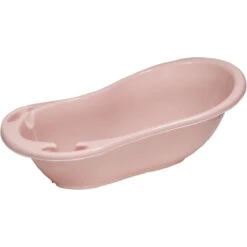 MamaLoes Licht Roze Badset Incl. Witte Badstandaard -Kleintje Wereld mamaloes licht roze badje ml050302 1 1