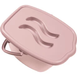 MamaLoes Licht Roze Badset Incl. Witte Badstandaard -Kleintje Wereld mamaloes licht roze luieremmer ml050304 2 2