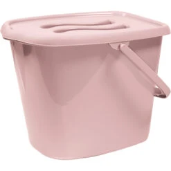 MamaLoes Licht Roze Badset Incl. Witte Badstandaard -Kleintje Wereld mamaloes licht roze luieremmer ml050304 3 2