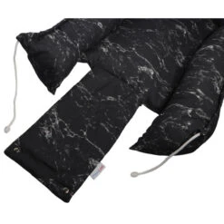 MamaLoes Marmer Zwart Babynest -Kleintje Wereld mamaloes marmer zwart babynest 4 1