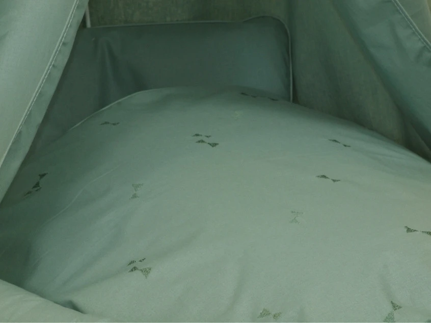 MamaLoes Pure Stonegreen Deluxe Wit Baby Wiegje 80635 5 MamaLoes Pure Stonegreen Deluxe Wit Baby Wiegje 80635 - Afbeelding 3