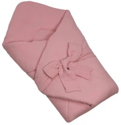 MamaLoes Soft Cotton Licht Roze Wikkeldeken ML020706 -Kleintje Wereld mamaloes soft cotton licht roze wikkeldeken ml020706
