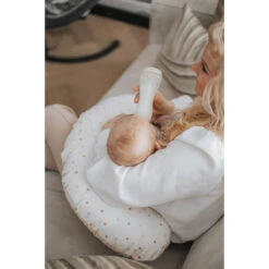 MamaLoes Stippen Medium Voedingskussen ML020303 -Kleintje Wereld mamaloes stippen medium voedingskussen ml020303 12 2