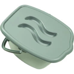 MamaLoes Stone Green Badset Incl. Graphite Badstandaard -Kleintje Wereld mamaloes stone green luieremmer ml050310 3 3