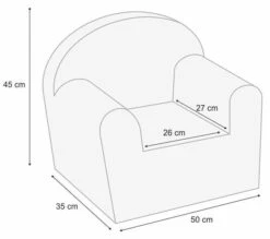 Albero Mio Velvet Navy Kinderfauteuil -Kleintje Wereld mamaloes velvet navy kinderfauteuil 5