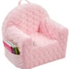 Albero Mio Velvet Roze Kinderfauteuil -Kleintje Wereld mamaloes velvet roze kinderfauteuil 1