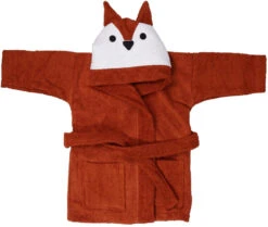 MamaLoes Vos 0-1 Jaar Badjas ML 5032 -Kleintje Wereld mamaloes vos badjas ml