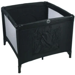Ding Deluxe Black Inklapbare Box Incl. Bodemverhoger -Kleintje Wereld mamaloesboxzijvakzwart 4 1