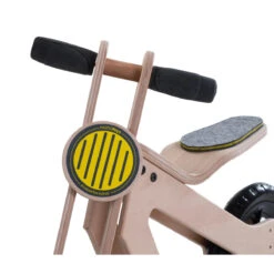 Mamatoyz Balance Bike Zwart Houten Loopfiets MT06 -Kleintje Wereld mamatoyz balance bike zwart houten loopfiets mt06 3 1