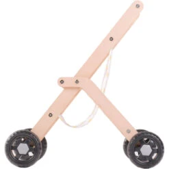 Mamatoyz Houten Poppenbuggy MT07 -Kleintje Wereld mamatoyz houten poppenbuggy mt07 3