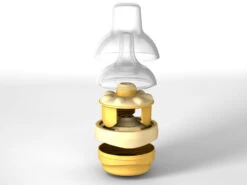 Medela Calma Moedermelkfles 250 Ml 008.0189 -Kleintje Wereld medela calma moedermelkfles 2 1