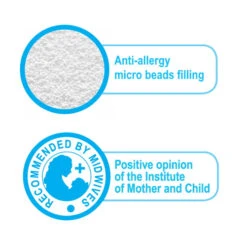 Babymatex Oponka Plants 50x45 Cm Post-Nataal Ondersteuningskussen TB0067_R36 -Kleintje Wereld microbeads midwives 1 1