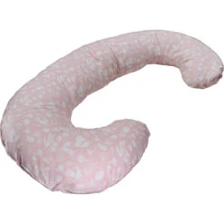 MamaLoes Botanical Animals Roze C-vorm Voedingskussen ML020409 -Kleintje Wereld ml020409 01