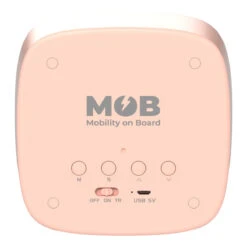 MOB Billy Roze Klok En Nachtlampje BILLY-PK-01 -Kleintje Wereld mob billy roze klok en nachtlampje billy pk 01 2