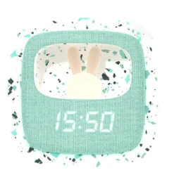 MOB Billy Terrazzo Mintgroen Klok En Nachtlampje BILLY-MTAE-01