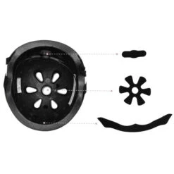 Momi Mimi Black 47-58 Cm Kinderhelm ROBI00019 -Kleintje Wereld momi mimi black kinderhelm robi00019 4