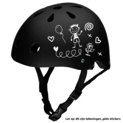 Momi Mimi Black 47-58 Cm Kinderhelm ROBI00019 -Kleintje Wereld momi mimi black kinderhelm robi00019 52 1