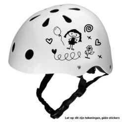 Momi Mimi White 47-58 Cm Kinderhelm ROBI00018 -Kleintje Wereld momi mimi white kinderhelm robi00018 62 1 1