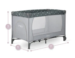 Momi Belove Grey Campingbed LOZE00015 -Kleintje Wereld momi belove grey campingbed loze00015 15