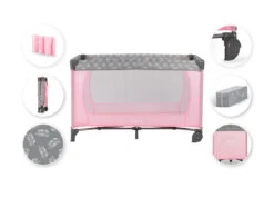Momi Belove Pink Campingbed LOZE00016 25 Momi Belove Pink Campingbed LOZE00016 -Kleintje Wereld momi belove pink campingbed loze00016 8