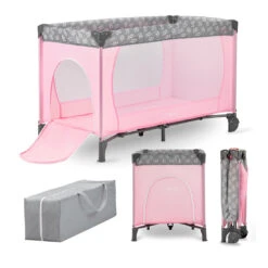 Momi Belove Pink Campingbed LOZE00016 26 Momi Belove Pink Campingbed LOZE00016 -Kleintje Wereld momi belove pink campingbed loze00016 9