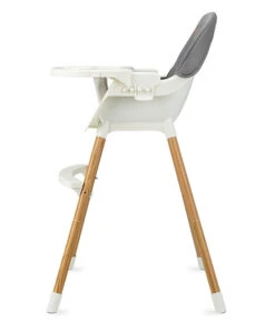 Momi Flovi Light Grey/White 2-in-1 Kinderstoel KRKA00020 -Kleintje Wereld momi flovi light grey white kinderstoel krka00020 3