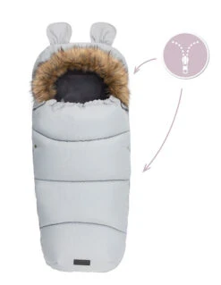 Momi Grey Universele Voetenzak AKCE00034 -Kleintje Wereld momi grey universele voetenzak akce00034 3