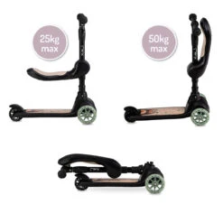 Momi Kiuru Black 2-in-1 Step/Loopfiets HUBA00035 -Kleintje Wereld momi kiuru black 2 in 1 step loopfiets huba00035 12