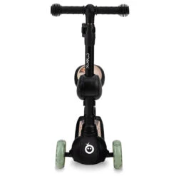 Momi Kiuru Black 2-in-1 Step/Loopfiets HUBA00035 -Kleintje Wereld momi kiuru black 2 in 1 step loopfiets huba00035 3