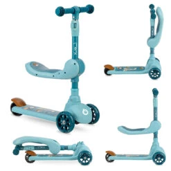 Momi Kiuru Blue 2-in-1 Step/Loopfiets HUBA00036 -Kleintje Wereld momi kiuru blue 2 in 1 step loopfiets huba00034 10